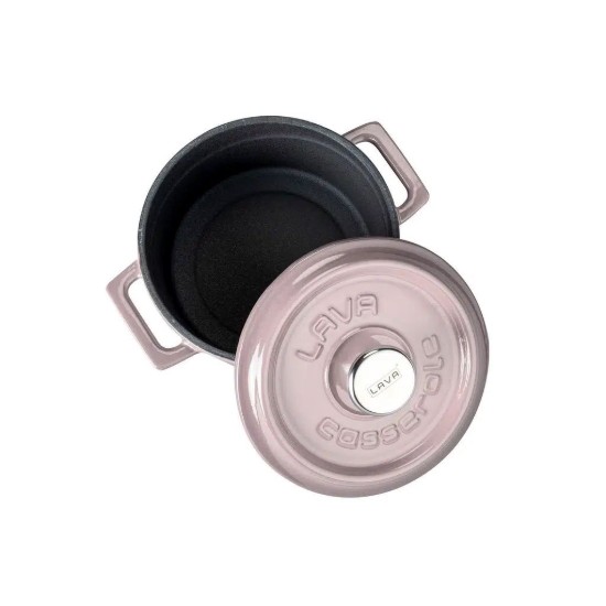 Lonac od lijevanog željeza, 14 cm/0,8 l, "Trendy", ružičasti - LAVA