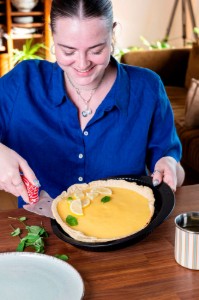 Tava tarta, otel carbon, 25cm, "Glide" - Pyrex