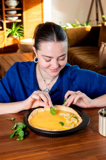 Tava tarta, otel carbon, 25cm, "Glide" - Pyrex