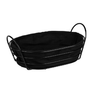 Chlebník, kovový, 28 x 20 cm, čierny - Kesper