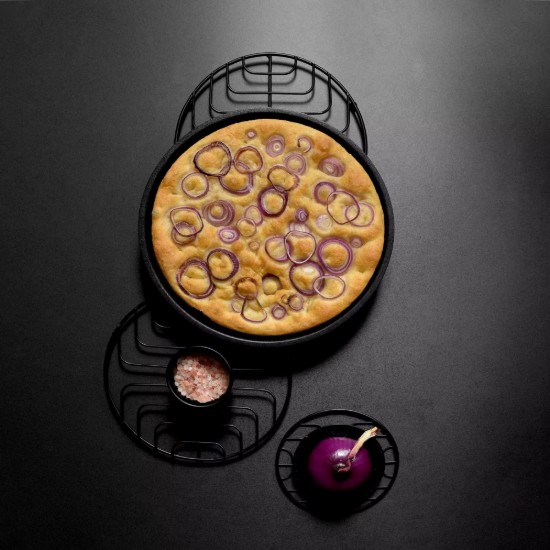 Rundt snackbrett, aluminium, 24 cm, "Speed ​​​​Oven" - AMT Gastroguss