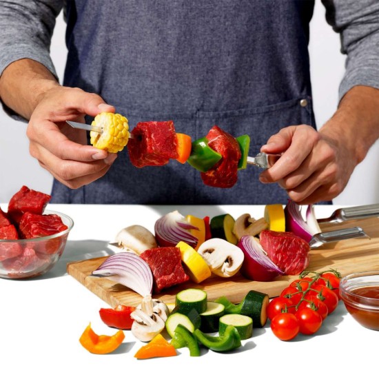 Set od 6 ražnjića, nerđajućeg čelika, "Good Grips" - OXO