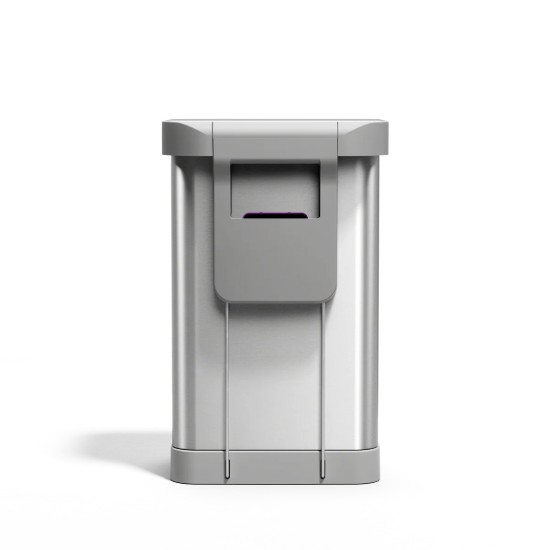 Pedal trash can, 45 L, stainless steel - simplehuman