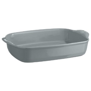 Rectangular oven dish, ceramics, 42.5x28cm/4L, Pearl - Emile Henry