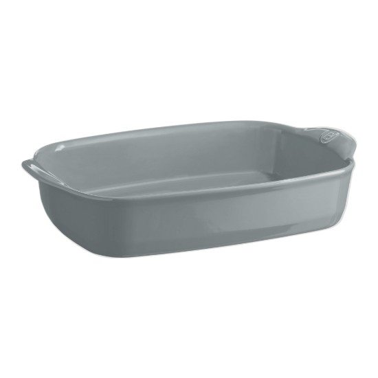 Rectangular oven dish, ceramics, 36.5x23.5cm/2.7L, Pearl - Emile Henry