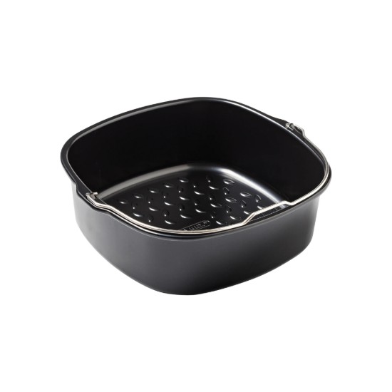 Recipiente cuadrado para freidora de aire, de acero, 21 x 20 cm - Pyrex