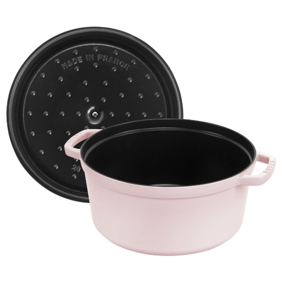 Cacerola Cocotte, de hierro fundido, 28 cm / 6,7 L, Sorbet Rose - Staub