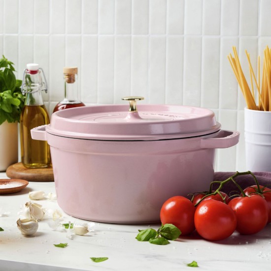 Cacerola Cocotte, de hierro fundido, 28 cm / 6,7 L, Sorbet Rose - Staub