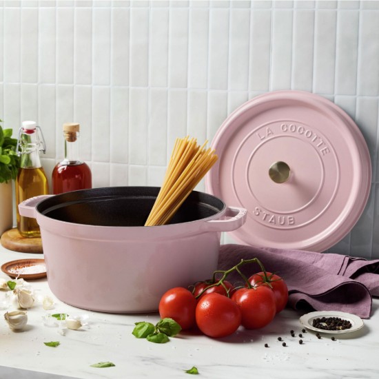 Cacerola Cocotte, de hierro fundido, 28 cm / 6,7 L, Sorbet Rose - Staub