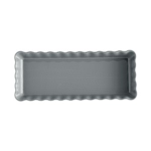 Tart baking dish, ceramic, 36 x 15 cm / 1.3 L, Pearl - Emile Henry