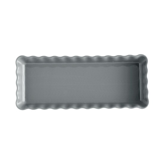 Tart baking dish, ceramic, 36 x 15 cm / 1.3 L, Pearl - Emile Henry