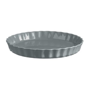 Tart baking dish, ceramic, 29.5 cm / 1.4 L, Pearl - Emile Henry