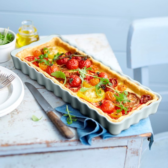 Tart baking dish, ceramic, 36 x 15 cm/1.3 L, Ecume - Emile Henry