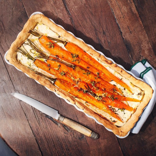 Tart baking dish, ceramic, 36 x 15 cm/1.3 L, Ecume - Emile Henry