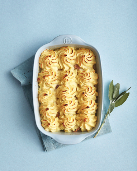 Rectangular oven dish, ceramics, 22x14.5cm/0.7L, Ecume - Emile Henry