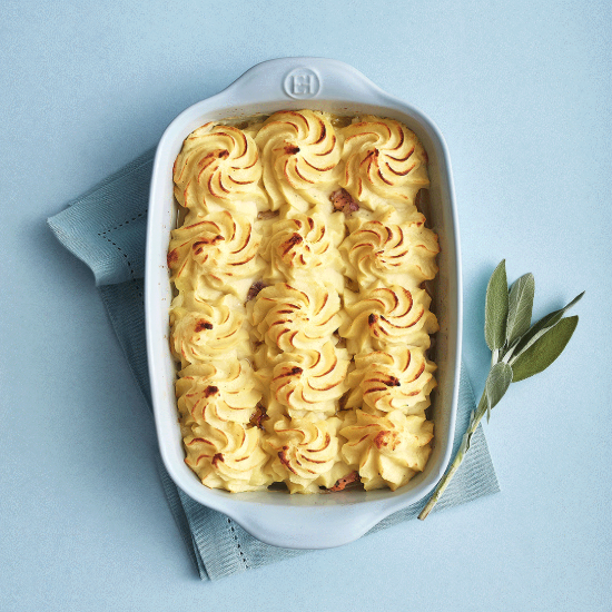 Rectangular oven dish, ceramics, 42.5x28cm/4L, Ecume - Emile Henry