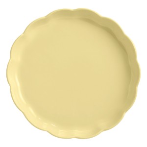 Tart tray, ceramic, 31 cm, Vanilla, "Madeleine" - Emile Henry