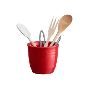 Köksredskapshållare, keramik, 13 x 12 cm, Burgundy - Emile Henry