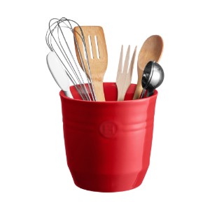 Köksredskapshållare, keramik, 17 x 16,5 cm, Burgundy - Emile Henry