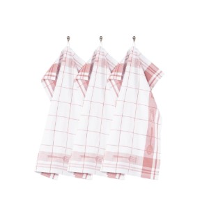 Socraigh de 3 tuáillí cistine, cadás, 50 x 70 cm, "Pharao", Bándearg - Tiseco