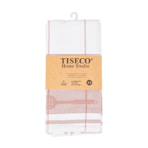 Socraigh de 3 tuáillí cistine, cadás, 50 x 70 cm, "Pharao", Bándearg - Tiseco