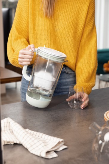 Filterkanna, 60-årsjubileumsutgåva, tillverkad av glas, 2,5 L, Maxtra PRO (lightgreen) - BRITA