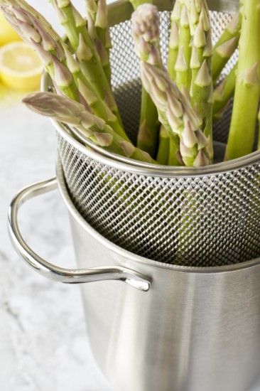 Cooking pot for boiling vegetables/pasta, 16 cm/4.5 l, from the Specialties range, stainless steel - Demeyere 