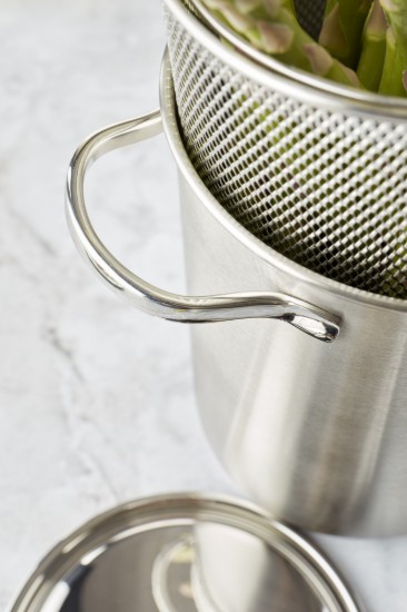 Cooking pot for boiling vegetables/pasta, 16 cm/4.5 l, from the Specialties range, stainless steel - Demeyere 