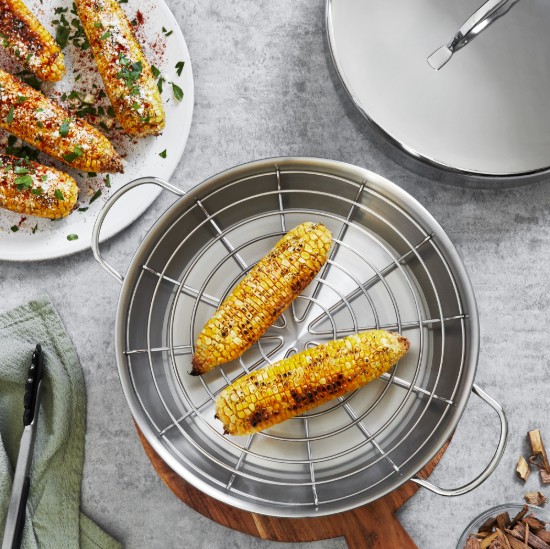 Paslanmaz çelik tütsüleme, 28 cm, "Specialties" - Demeyere