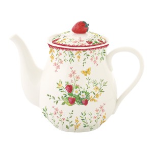 Tea tal-porċellana, 900ml, "Jardin des Fraises" - Easy Life