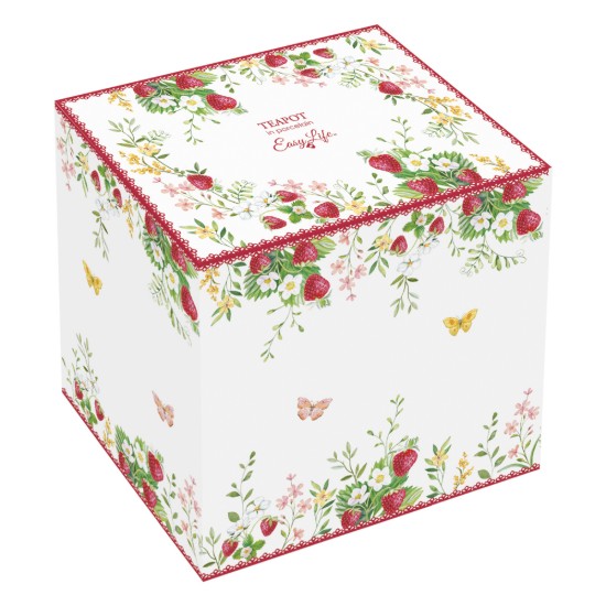 Tea tal-porċellana, 900ml, "Jardin des Fraises" - Easy Life