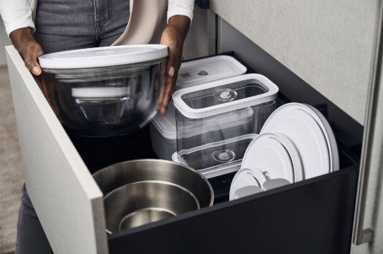 Set of 3 vacuum bowls, made from glass, "FRESH & SAVE" - Zwilling