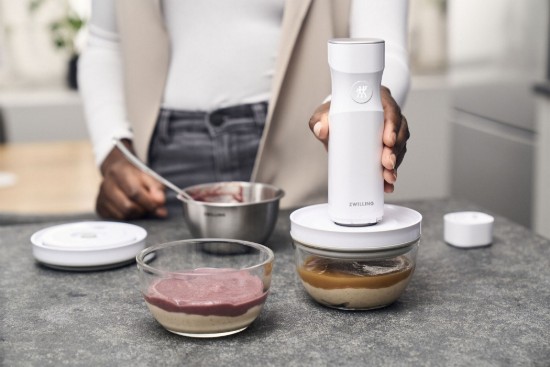 Set of 3 vacuum bowls, made from glass, "FRESH & SAVE" - Zwilling