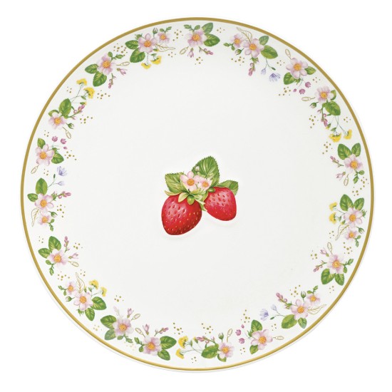 Conjunto de 2 pratos de porcelana com desenho em relevo, 16 cm, "Fancy Fruit" - Easy Life