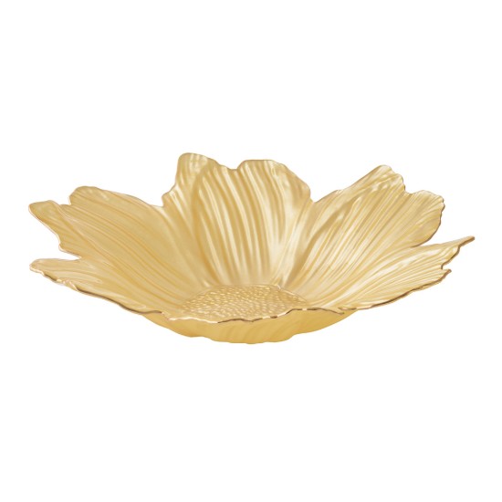 Tigela em formato de flor, feita de vidro, 30 cm, "Spring Glass" - Easy Life