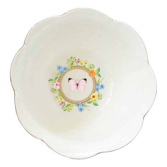 Tigela, porcelana, 16 cm, "Dancing Butterflies" - Easy Life
