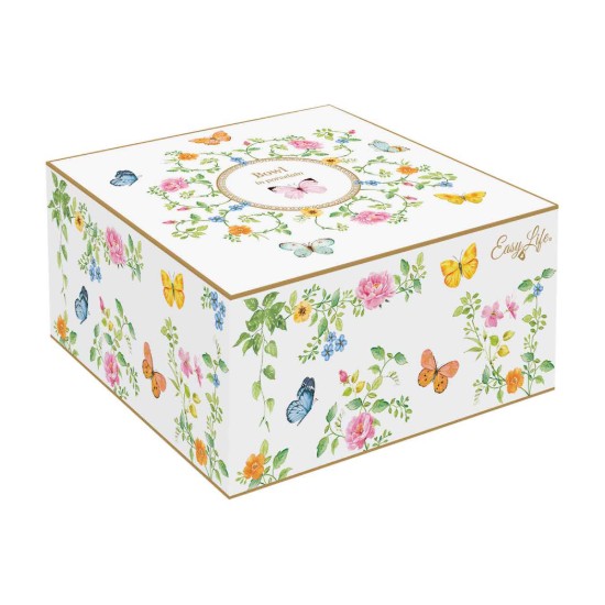 Tigela, porcelana, 16 cm, "Dancing Butterflies" - Easy Life