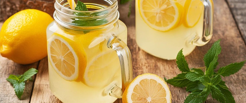Naminė mėtų limonadas