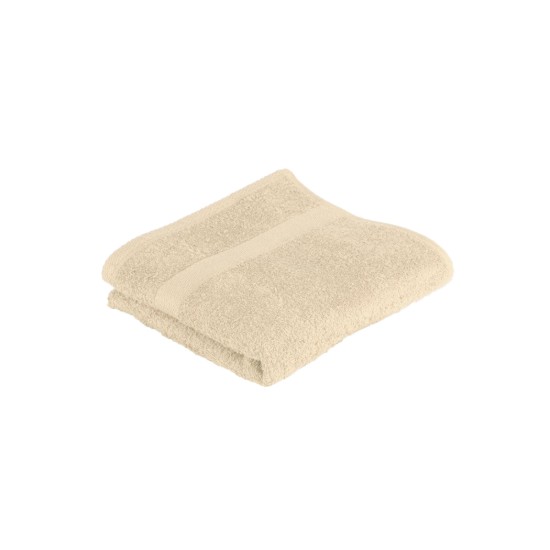 Πετσέτα μπάνιου, βαμβακερή, 50x100cm, "Riva", Sand - Tiseco