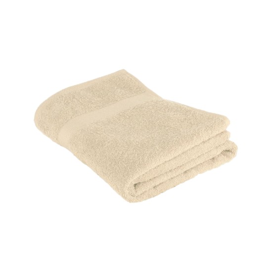 Πετσέτα μπάνιου, βαμβακερή, 100 x 150 cm, "Riva", Sand - Tiseco