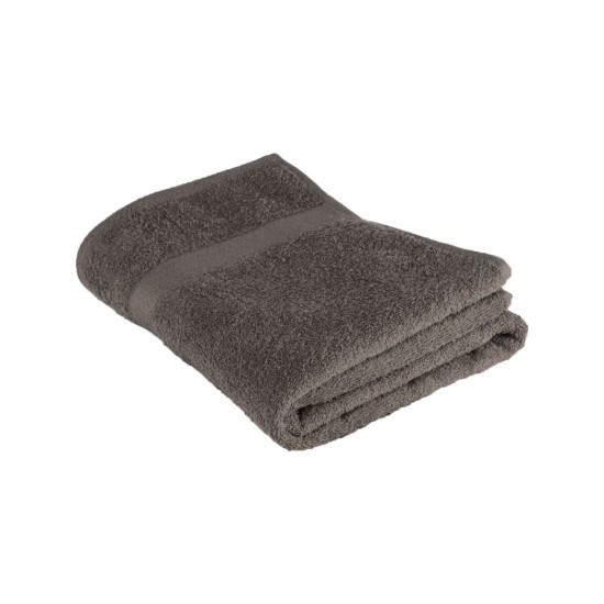 Πετσέτα μπάνιου, βαμβακερή, 100 x 150 cm, "Riva", Γκρι - Tiseco