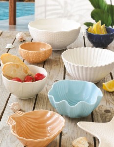 Tigela de porcelana de 11,5 cm, "Coquillages" - Easy Life