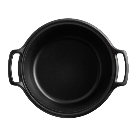 Borma tat-tisjir Cocotte taċ-ċeramika, 31cm/5.5L, "Sublime +", White&Slate - Emile Henry