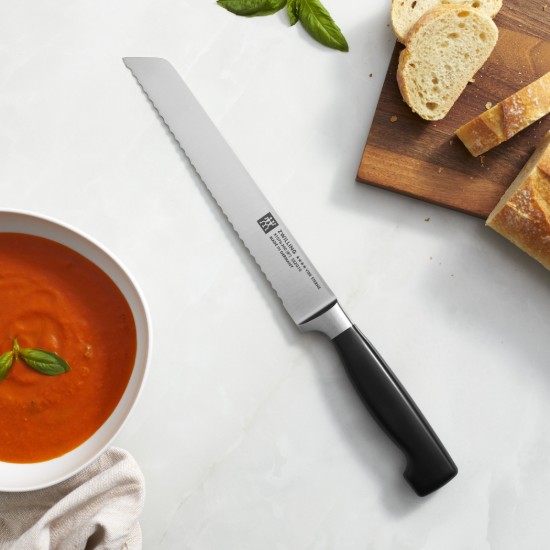 Bread knife, 20 cm, <<TWIN Four Star>> - Zwilling