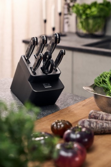 7-piece knife set, with built-in sharpening module, "ZWILLING Pro", Ash - Zwilling