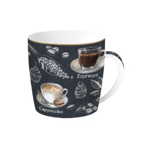 Cana portelan, 350 ml, "Barista" - Nuova R2S