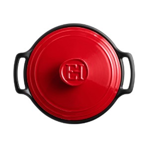 Ceramiczny garnek Cocotte, 28,5 cm/4 l, "Sublime +", Burgundy - Emile Henry