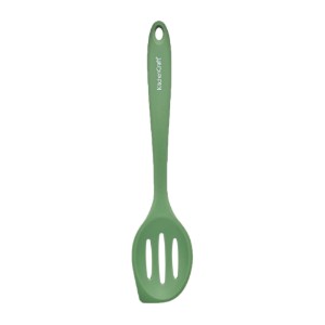 Slotted spoon, silicone, 27 cm, Green - Kitchen Craft