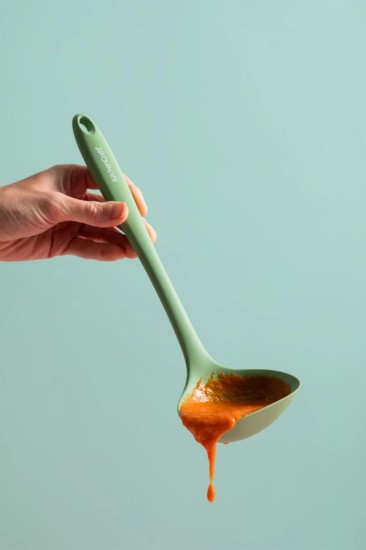 Silicone ladle, 29 cm, Green - Kitchen Craft