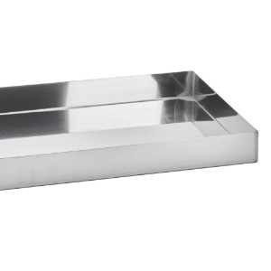 Rektangulär form, rostfritt stål, 53 x 32 GN 1/1 cm - märke "de Buyer"
